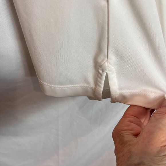 Women's White Sleeveless Callaway Polo popover shirt Size M - Picture 4 of 4